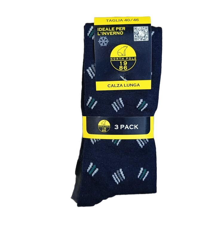 POLE NORTH - Chaussettes longues chaudes en coton