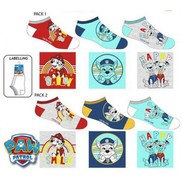 PAW PATROL - Calze Tripack Bambino