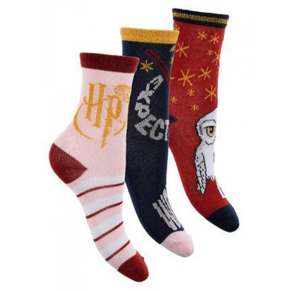 HARRY POTTER - Chaussettes Tripack pour filles