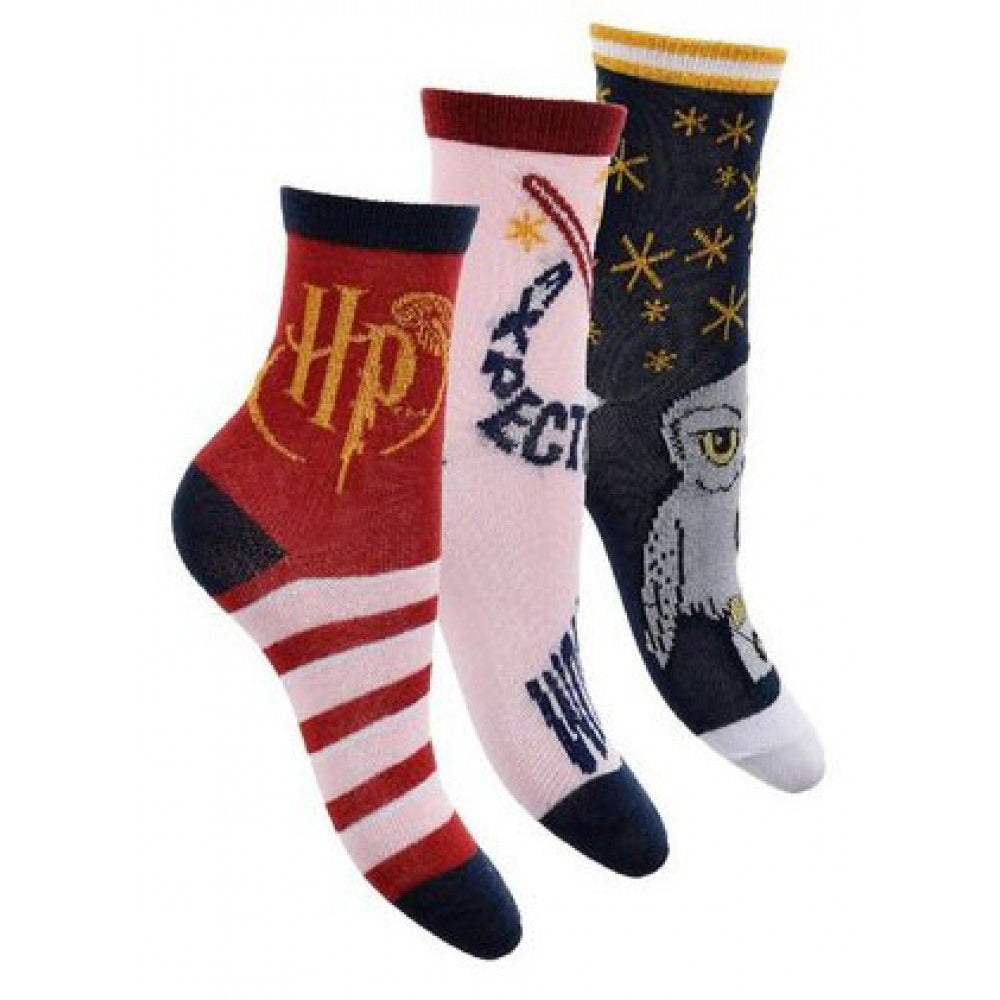 HARRY POTTER - Chaussettes Tripack pour filles