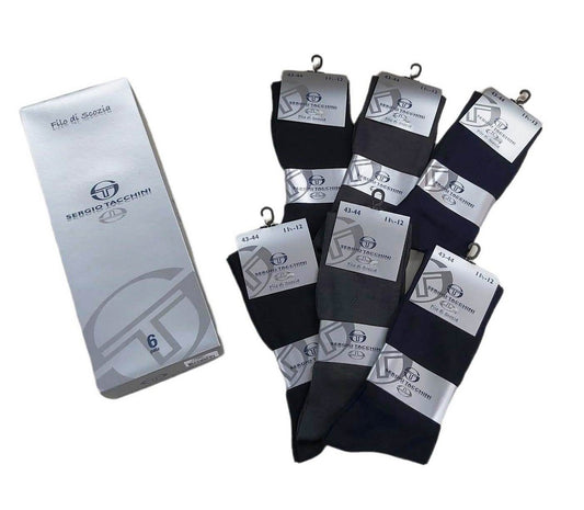 SERGIO TACCHINI - Chaussettes courtes en fil écossais