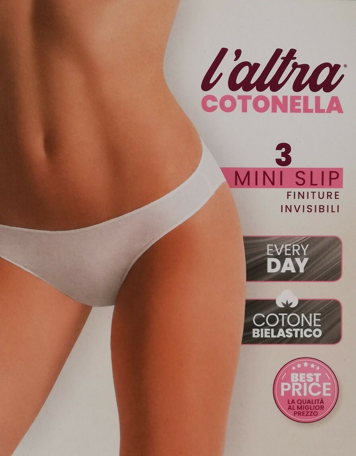 COTONELLA - Slip mini sans couture