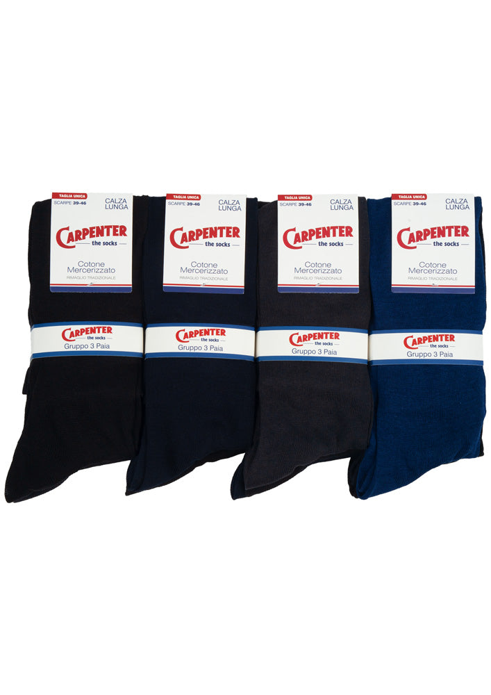 CARPENTER - Calza Lunga Cotone Tripack