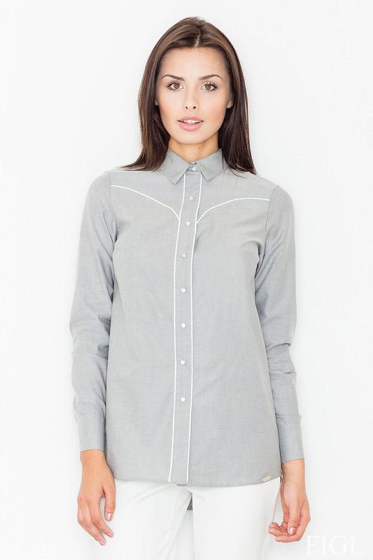 Camicia a manica lunga  model 61518 Figl