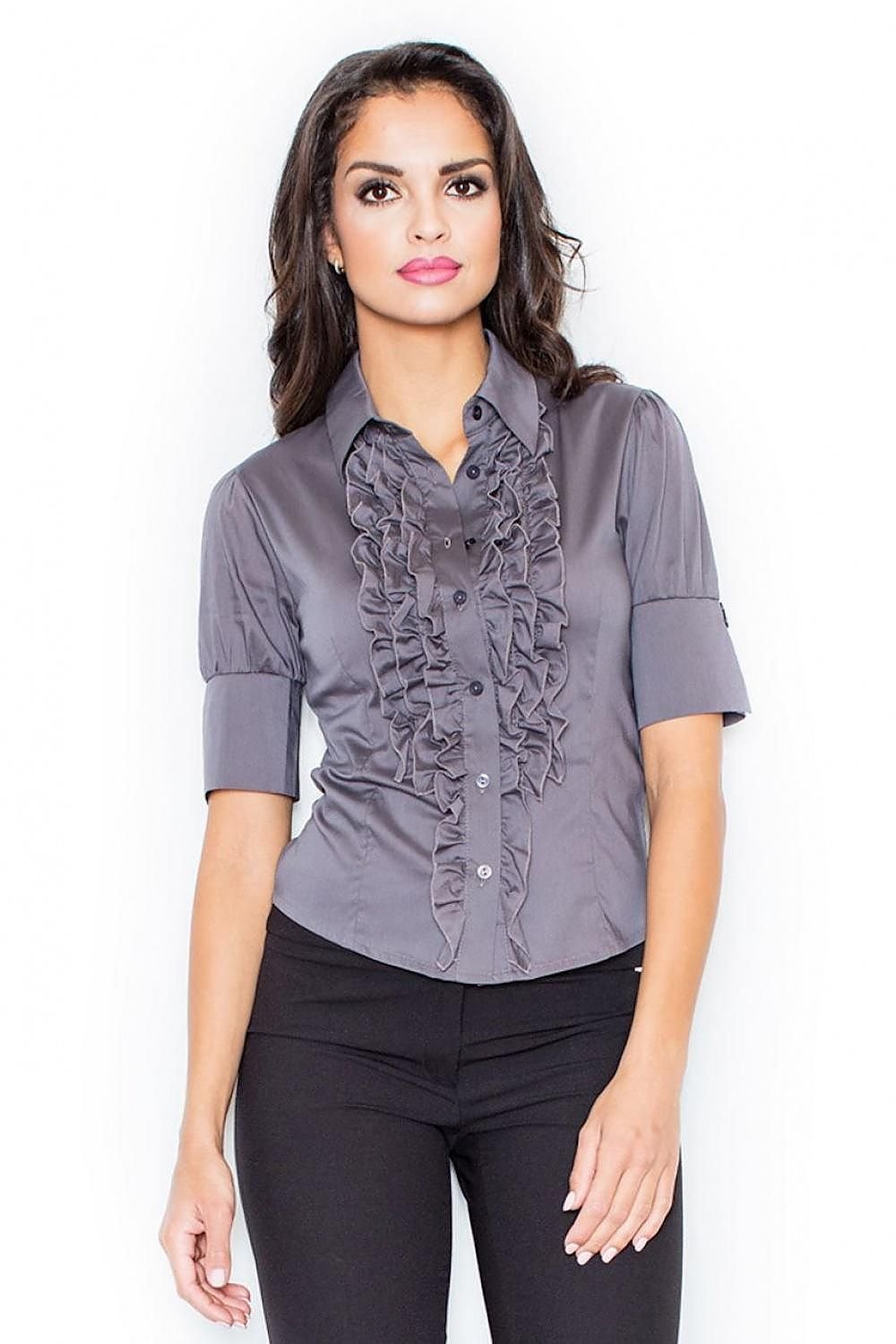 Camicia a manica corta model 111773 Figl