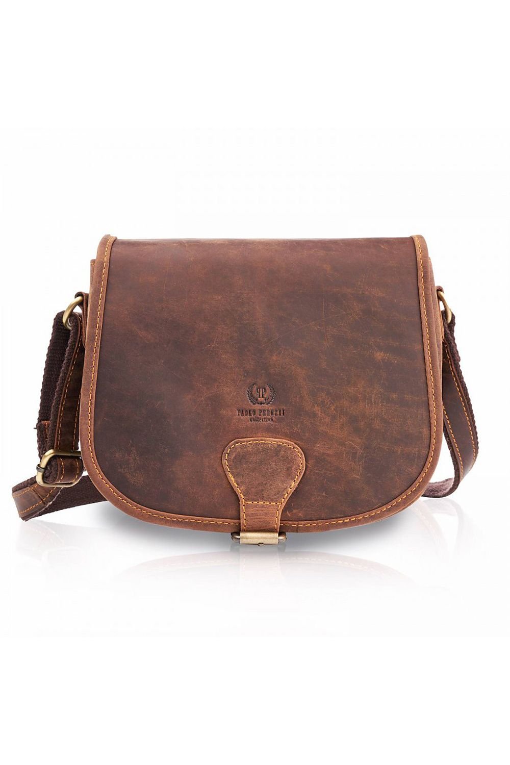 Borsa di pelle naturale model 193252 Galanter