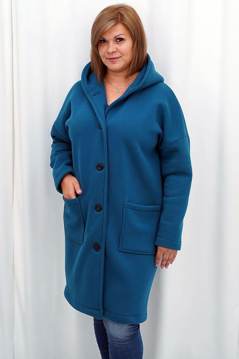 Cappotto plus size model 184905 Karko