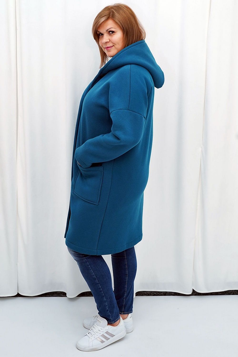 Cappotto plus size model 184905 Karko