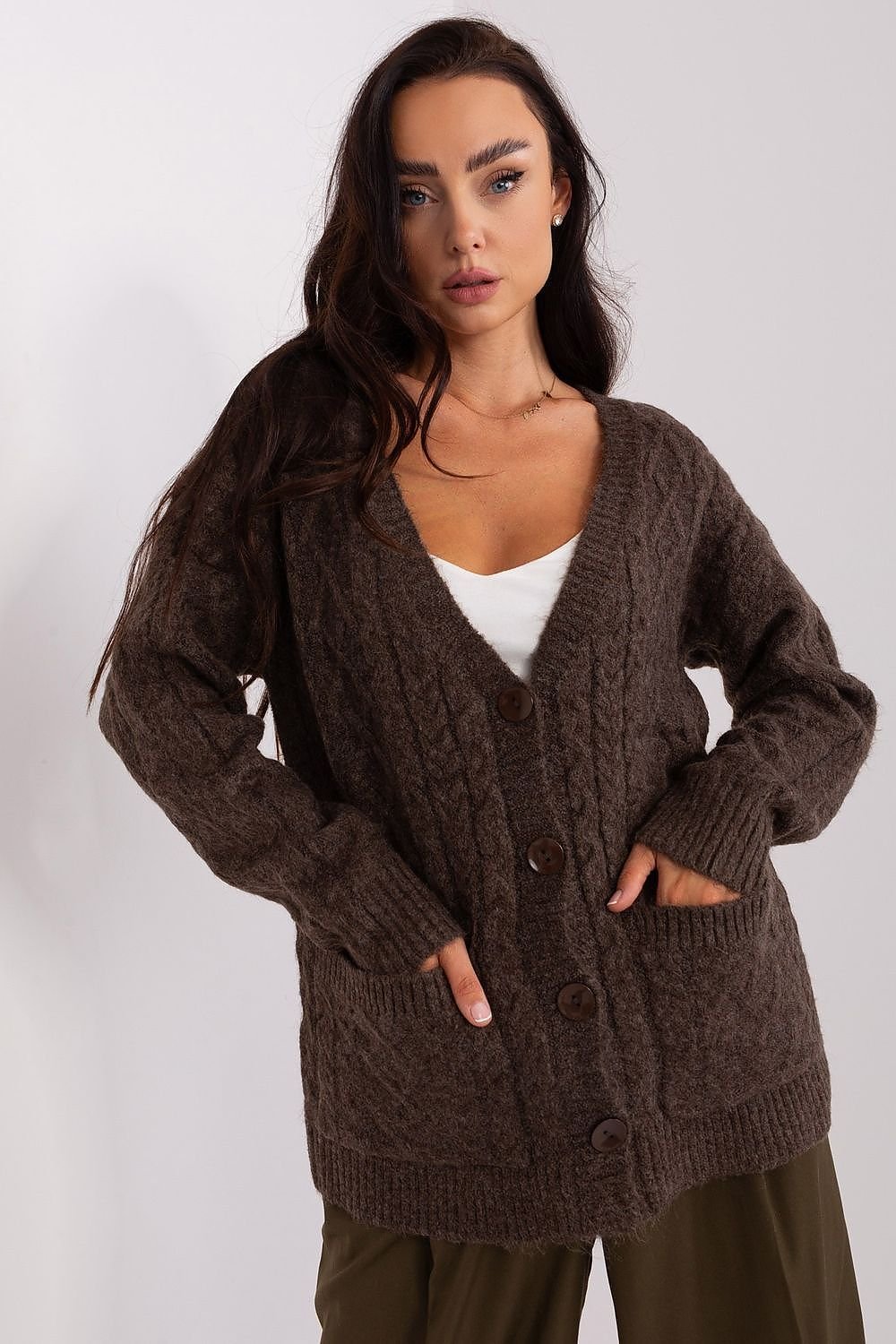 Cardigan model 186752 AT