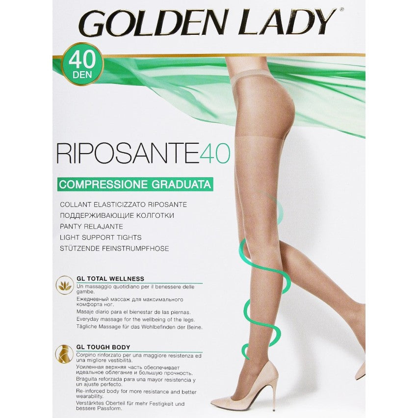 GOLDEN LADY - Relaxing tights 40